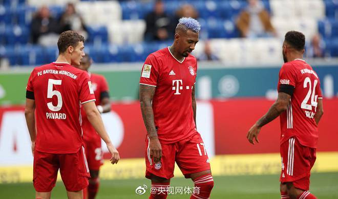  霍芬海姆爆冷击败拜仁终结其联赛八连胜
